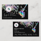 Reinigungskarte Visitenkarte (Vorne/Hinten)