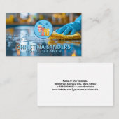 Reinigungsküche | Maid-Services Visitenkarte (Vorne/Hinten)
