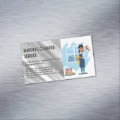 ReinigungsLady | Maid Magnetische Visitenkarte (Beispiel)