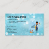 ReinigungsLady | Reinigungsdienst Visitenkarte (Vorderseite)