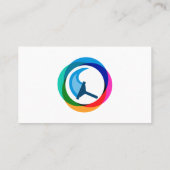 ReinigungsLady | Reinigungsservice-Logo Visitenkarte (Rückseite)