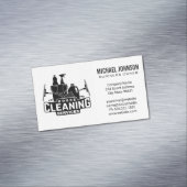 Reinigungsleistungen und -leistungen magnetische visitenkarte (Beispiel)