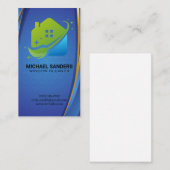 Reinigungslogo | Broom Sparkle Visitenkarte (Vorne/Hinten)