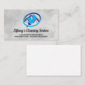 Reinigungslogo | Maid | Janitor Visitenkarte (Vorne/Hinten)