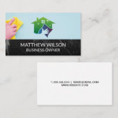 Reinigungslogo | Maid Visitenkarte (Vorne/Hinten)