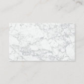 Reinigungslogo | Marmoruntergrund Visitenkarte (Rückseite)