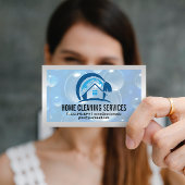 Reinigungslogo | Seifenblasen Visitenkarte