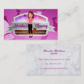 Reinigungslogo Visitenkarten Visitenkarte (Vorne/Hinten)