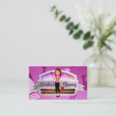 Reinigungslogo Visitenkarten Visitenkarte (Stehend Vorderseite)