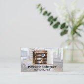 Reinigungsmaid | Moppingböden Visitenkarte (Stehend Vorderseite)