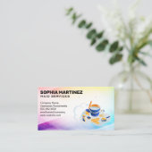 Reinigungsmittel | Behaltend Dienstleistungen im H Visitenkarte (Stehend Vorderseite)