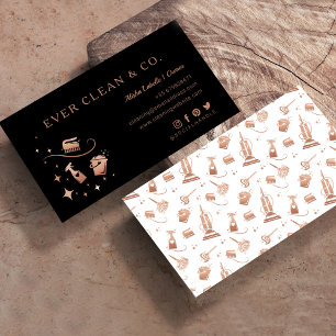 Reinigungsmittel Berufliche Haushaltshilfe und Hau Visitenkarte