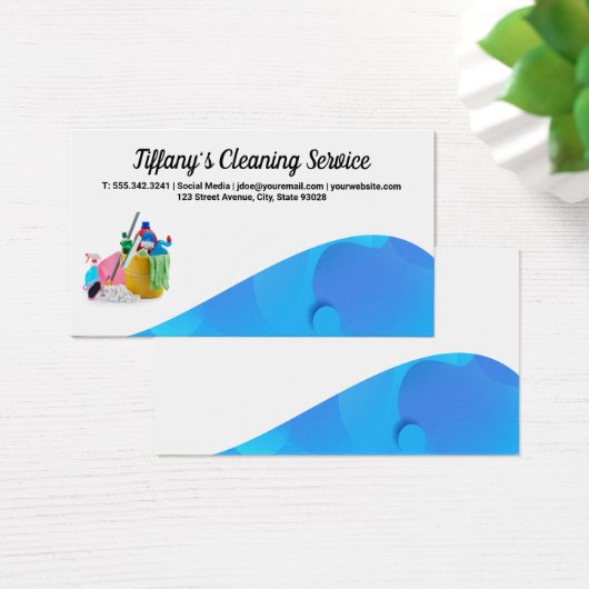 Reinigungsmittel | Blaue Welle (Schreibtisch)