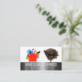 Reinigungsmittel | Feather Duster Visitenkarte (Stehend Vorderseite)