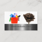 Reinigungsmittel | Feather Duster Visitenkarte (Rückseite)