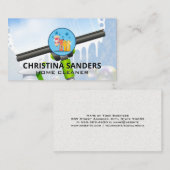 Reinigungsmittel | Fensterwaschen Visitenkarte (Vorne/Hinten)