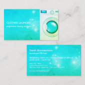 Reinigungsmittel für grüne Wäsche Visitenkarte (Vorne/Hinten)