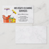 Reinigungsmittel | Maid Visitenkarte (Vorne/Hinten)
