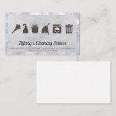 Reinigungsmittel | Marmor | Funkelnd Grenze Visitenkarte (Vorne/Hinten)