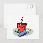 Reinigungsmittel Postkarte (Vorne/Hinten)