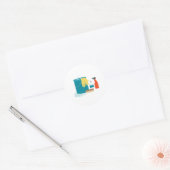 Reinigungsmittel Runder Aufkleber (Umschlag)