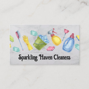 Reinigungsmittel   Sanierung   Janitor   Maid Visitenkarte
