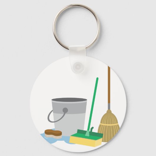 Reinigungsmittel Schlüsselanhänger (Vorderseite)