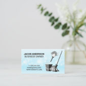 Reinigungsmittel | Sparklopfen Visitenkarte (Stehend Vorderseite)