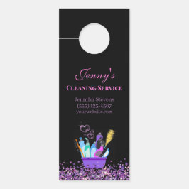 Reinigungsmittel Türanhänger