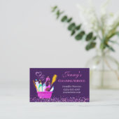 Reinigungsmittel Visitenkarte (Stehend Vorderseite)