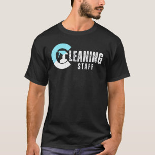 Reinigungspersonal Hauspflege Reiniger Janitor Sau T-Shirt