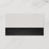 Reinigungsprodukte | Dunkle Metallic und Wandtextu Visitenkarte (Rückseite)