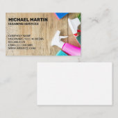 Reinigungsprodukte und -dienstleistungen visitenkarte (Vorne/Hinten)