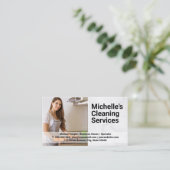 Reinigungsschicht Visitenkarte (Stehend Vorderseite)