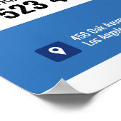 Reinigungsservice am Pool Poster (Ecke)