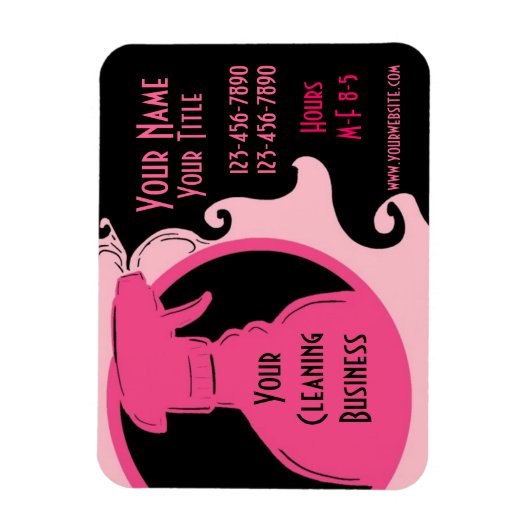 Reinigungsservice - Anrufgeschäft MAGNET (Vertikal)