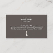 Reinigungsservice berufliches Haus Visitenkarte (Rückseite)