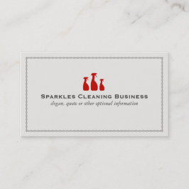 Reinigungsservice berufliches Haus Visitenkarte