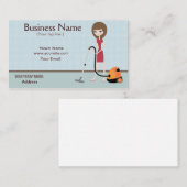 Reinigungsservice Business Card Visitenkarte (Vorne/Hinten)