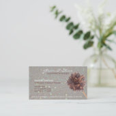 Reinigungsservice Business Cards Visitenkarte (Stehend Vorderseite)