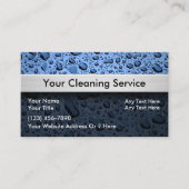 Reinigungsservice Business Cards Visitenkarte (Vorderseite)