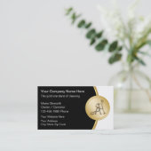 Reinigungsservice Business Cards Visitenkarte (Stehend Vorderseite)