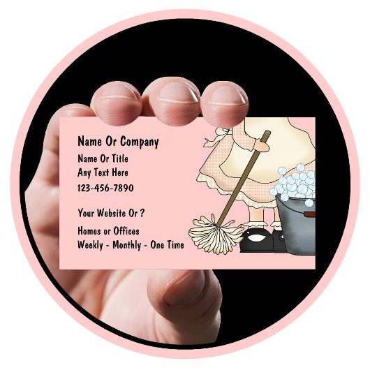 Reinigungsservice Business Cards Visitenkarte