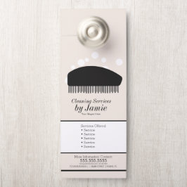 Reinigungsservice Business Dusting Bubbles Brush Türanhänger