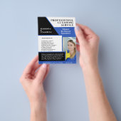 Reinigungsservice Business Modernes Blau Flyer (Gruppe)