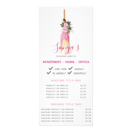 Reinigungsservice Business Promotionraum Werbekarte