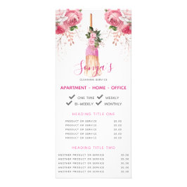 Reinigungsservice Business Promotionraum Werbekarte