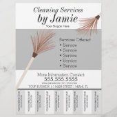 Reinigungsservice Business Tränen Flyer (Vorne)