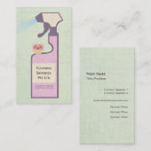 Reinigungsservice Business-Visitenkarte Visitenkarte (Vorne/Hinten)