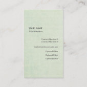 Reinigungsservice Business-Visitenkarte Visitenkarte (Rückseite)